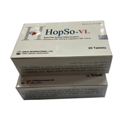 Hopso-VL (Sofosbuvir + Velpatasvir 400mg + 100mg) Rx