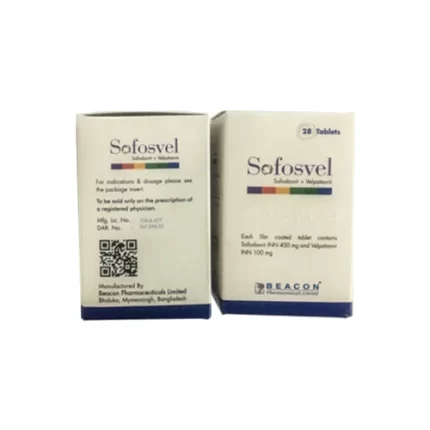 Sofosvel (Sofosbuvir + Velpatasvir 400mg + 100mg) Rx