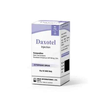 Daxotel (Docetaxel 20mg/ 80mg / 0.5ml/ 2ml) Rx