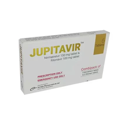 Jupitavir (Nirmatrelvir + Ritonavir 150mg + 100mg) Rx