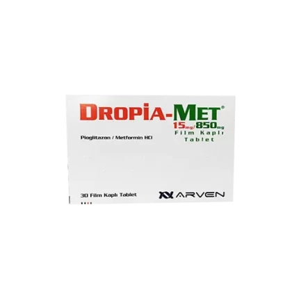 Dropia-met (PIOGLITAZONE + METFORMIN 15/500mg / 15/850mg) Rx