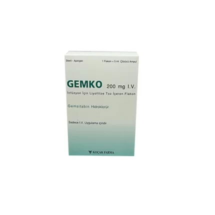 Gemko (Gemcitabine 1000mg + 25ml / 1400mg + 35ml / 2000mg + 50ml / 200mg + 5ml) Rx