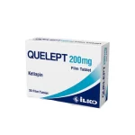 QUELEPT (QUETIAPINE FUMARATE 100mg / 200mg / 25mg / 300mg) Rx