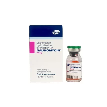 DAUNORUBICIN HYDROCHLORIDE (DAUNOMYCIN 20mg / 10ml) Rx