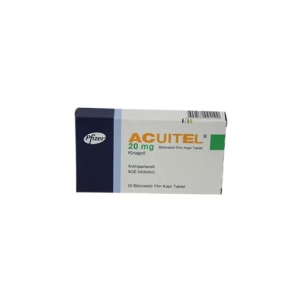 Acuitel (Quinapril Hydrochloride 20mg / 5mg) Rx