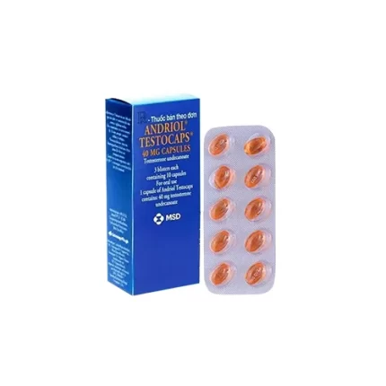 Andriol Testocaps (Testosterone Undecanoate 40mg) Rx