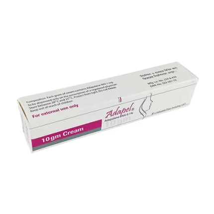 Adapel cream (Adapalene 10gm / 0.1%) Rx