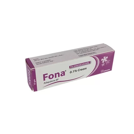 Fona cream (Adapalene 10gm / 0.1%) Rx