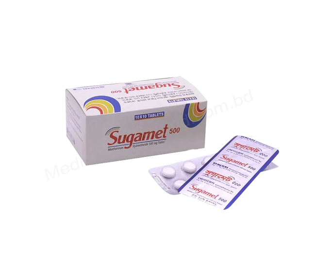 Sugamet XR (METFORMIN HYDROCHLORIDE 1000mg / 500mg) Rx