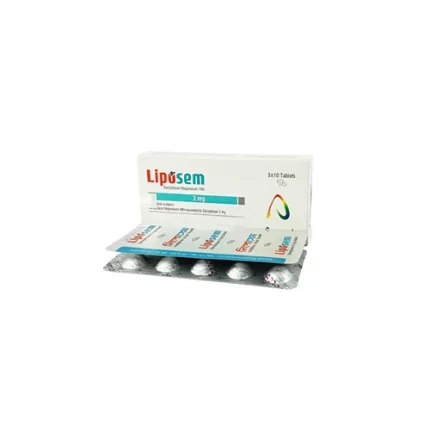 Liposem (Saroglitazar Magnesium 2mg) Rx