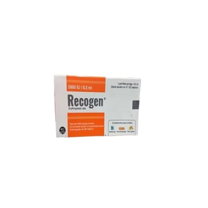 Recogen (Erythropoietin Alfa 1000 IU / 10000 IU / 2000 IU / 3000 IU / 5000 IU) Rx